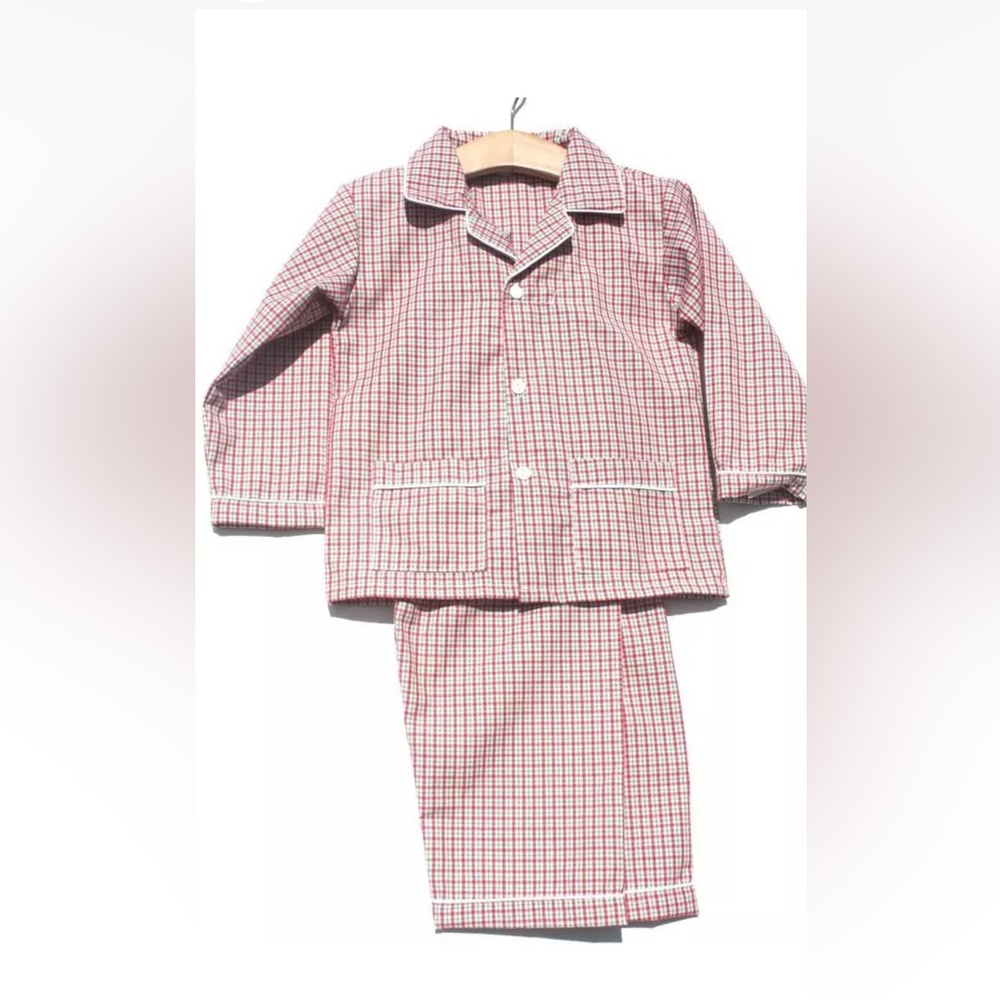 Kids Christmas Plaid 2 Pc Pajamas